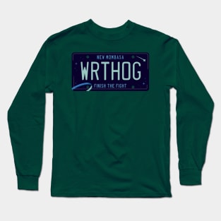 Warthog License Plate Long Sleeve T-Shirt